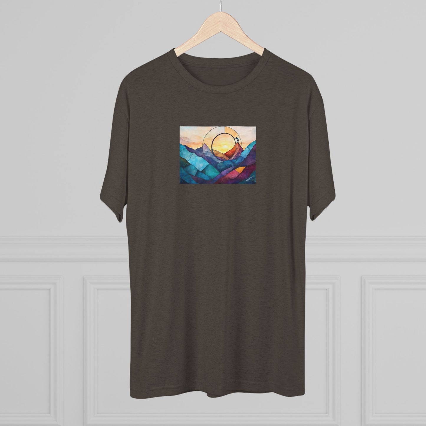 Never Stop Climbing - Unisex Tri-Blend Crew Tee