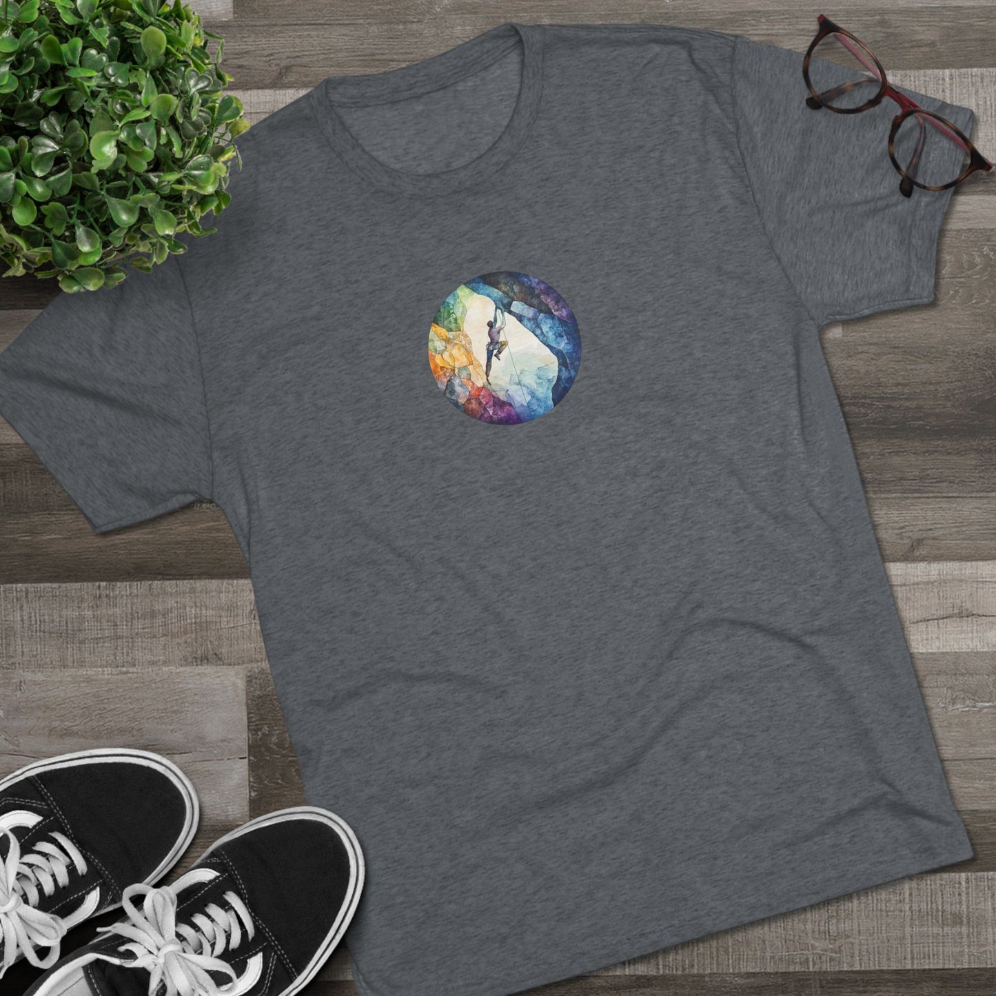 Color Cave by Craggy Crew - Super Soft Tri-Blend T-Shirt