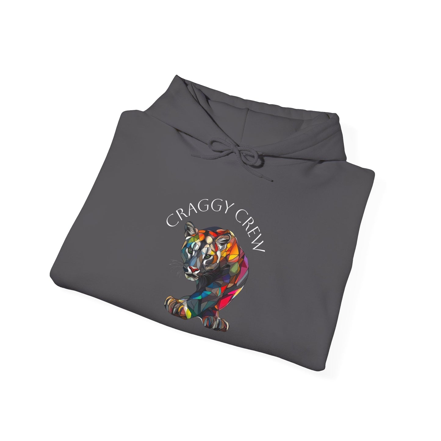Mountain Lion Logo Hooded Sweatshirt - Craggy Crew