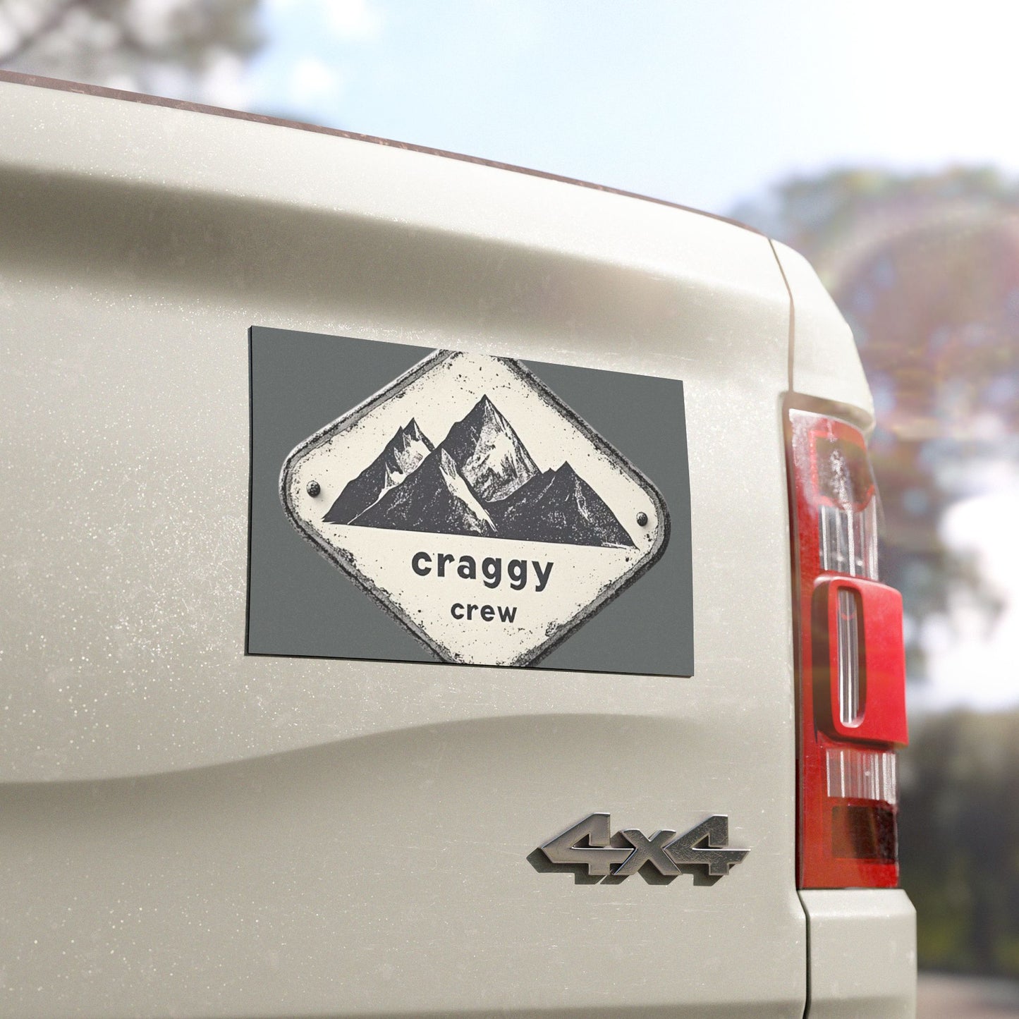 Craggy Crew Car Magnet