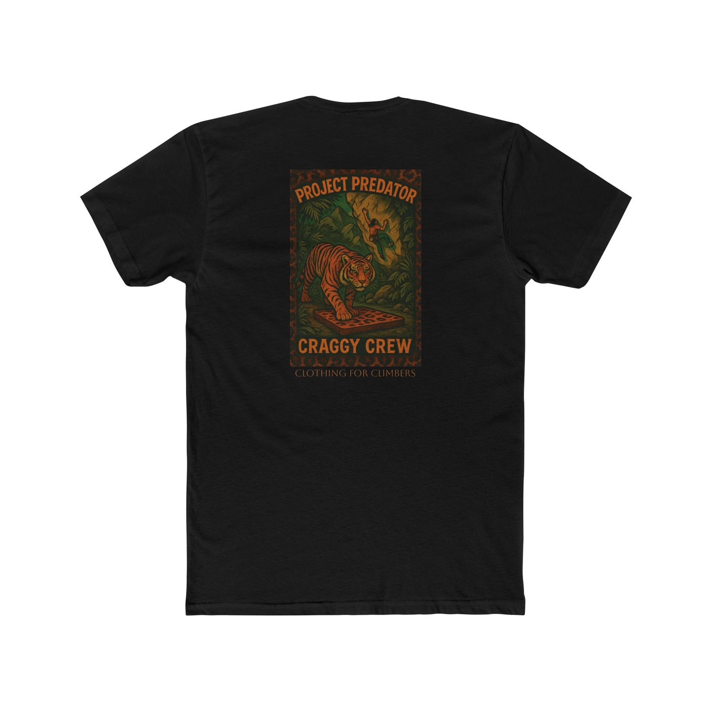 Big Cat Climbing T-Shirt by Craggy Crew