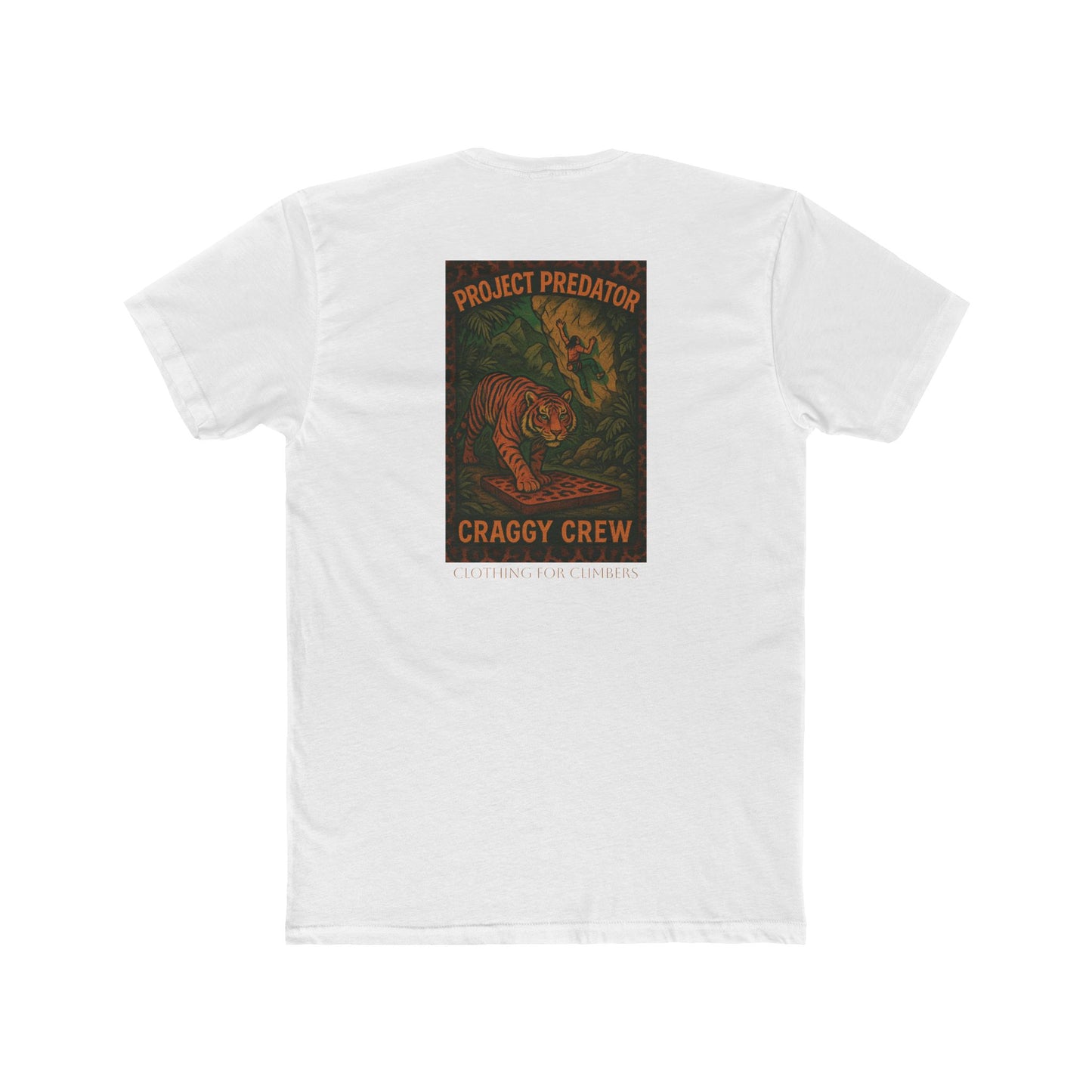 Big Cat Climbing T-Shirt by Craggy Crew