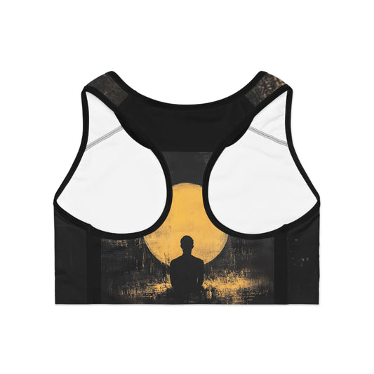 Crouching Tiger Sports Bra - Comfortable Activewear for Yoga & Fitness