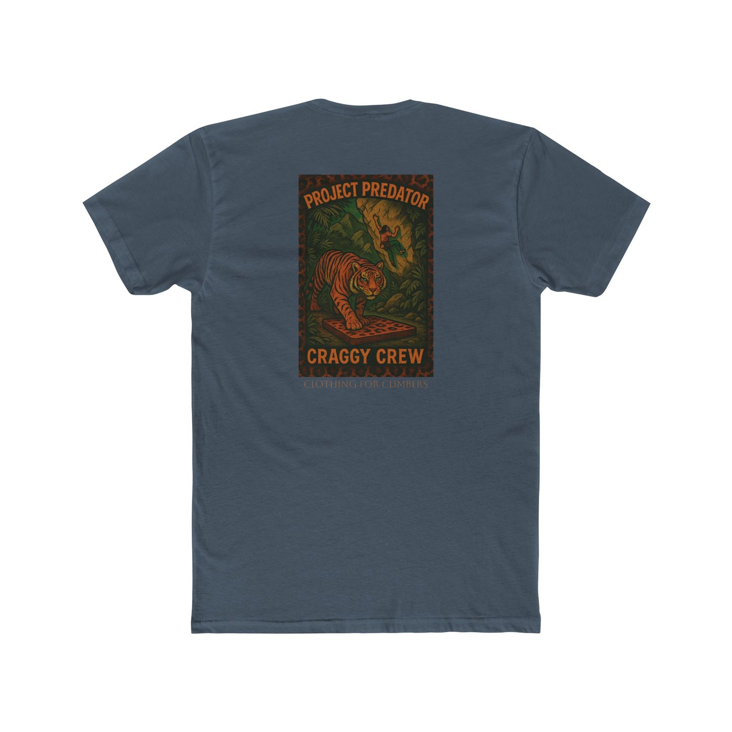 Big Cat Climbing T-Shirt by Craggy Crew