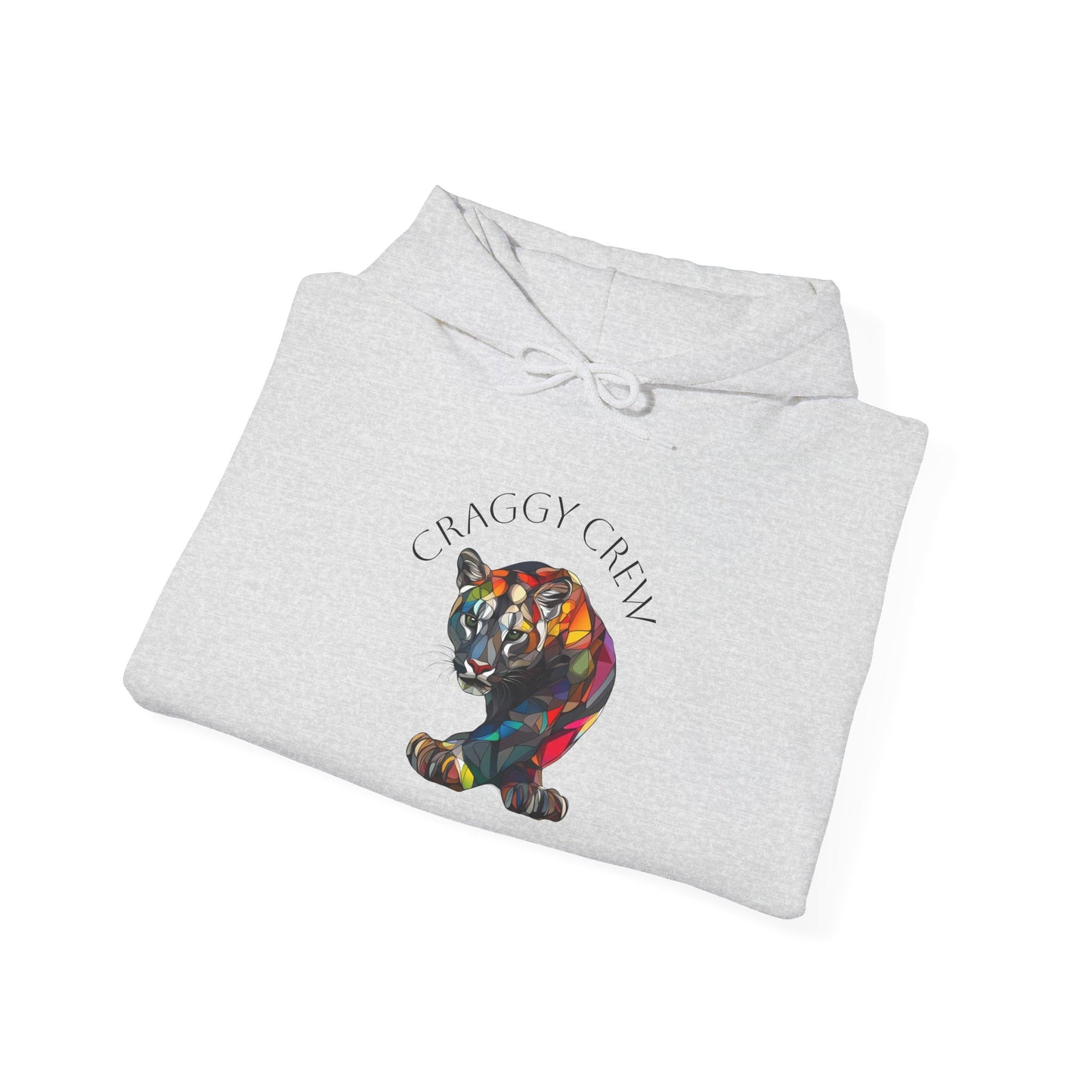 Mountain Lion Logo Hooded Sweatshirt - Craggy Crew