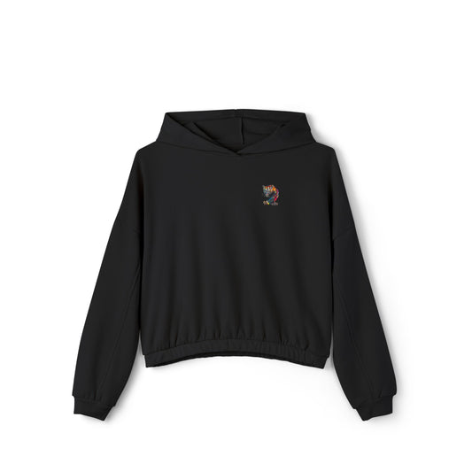 Lion Logo Women's Cinched Bottom Hoodie - Craggy Crew