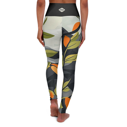 Leafy Leggings High Waisted Yoga Leggings