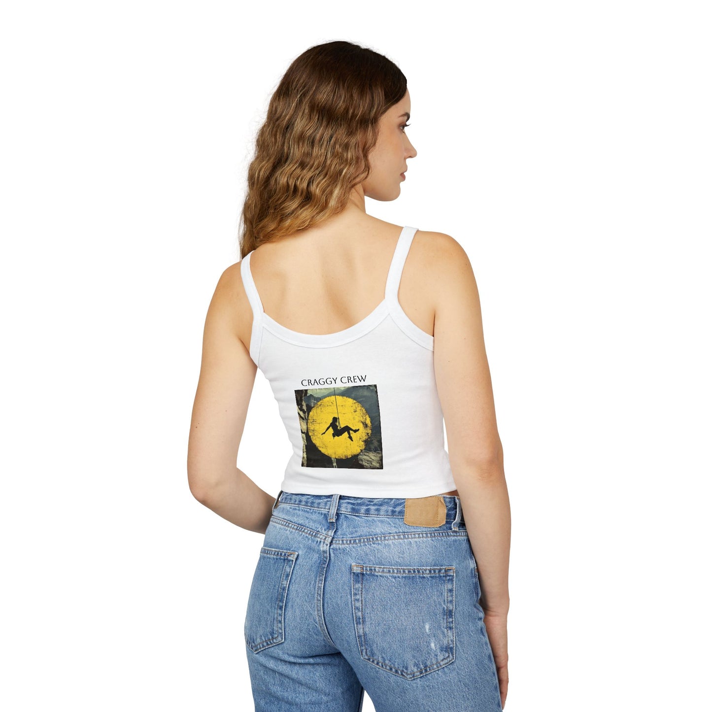 Moon Whipper Spaghetti Strap Tank Top for Women