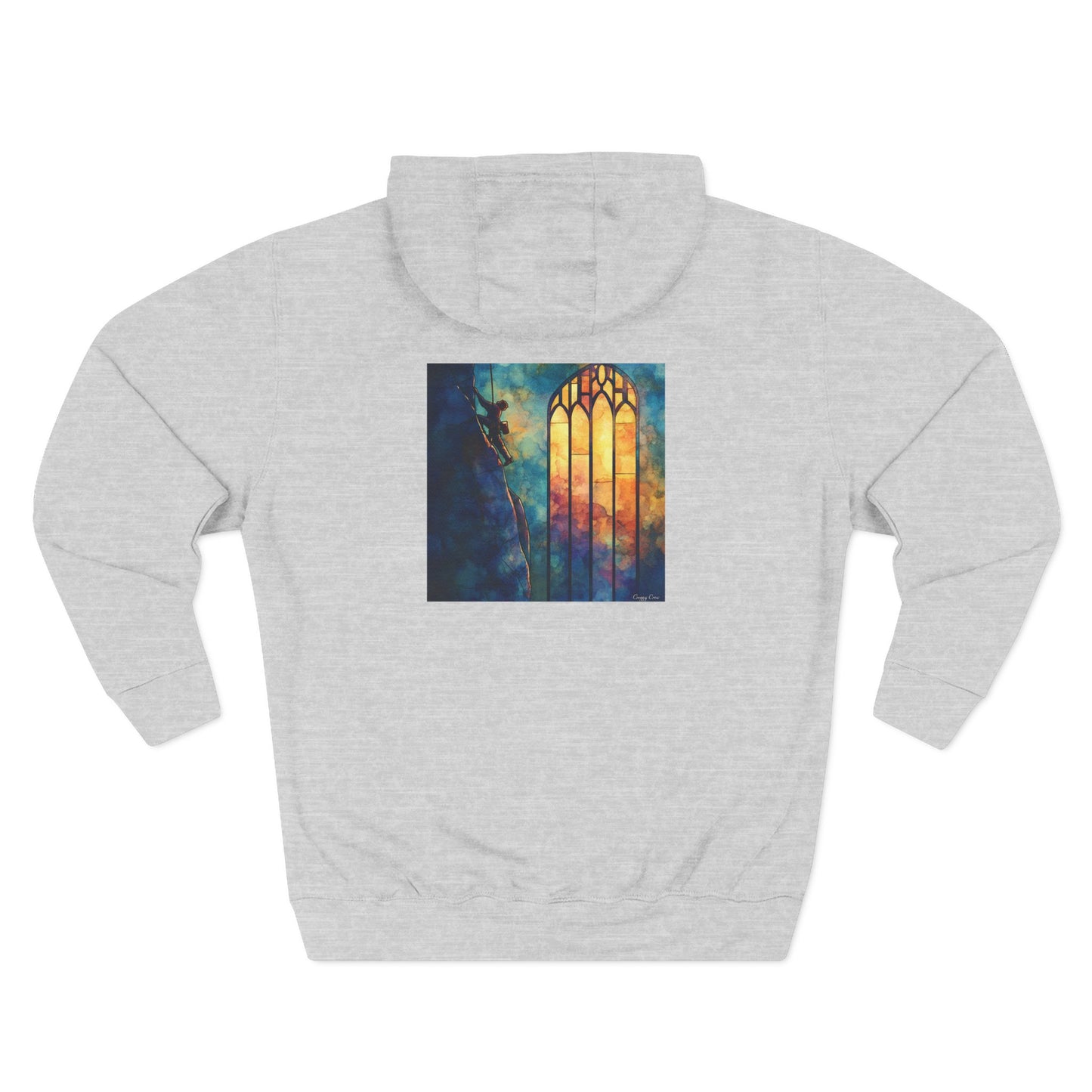 A Climber In His Church Fleece Hoodie
