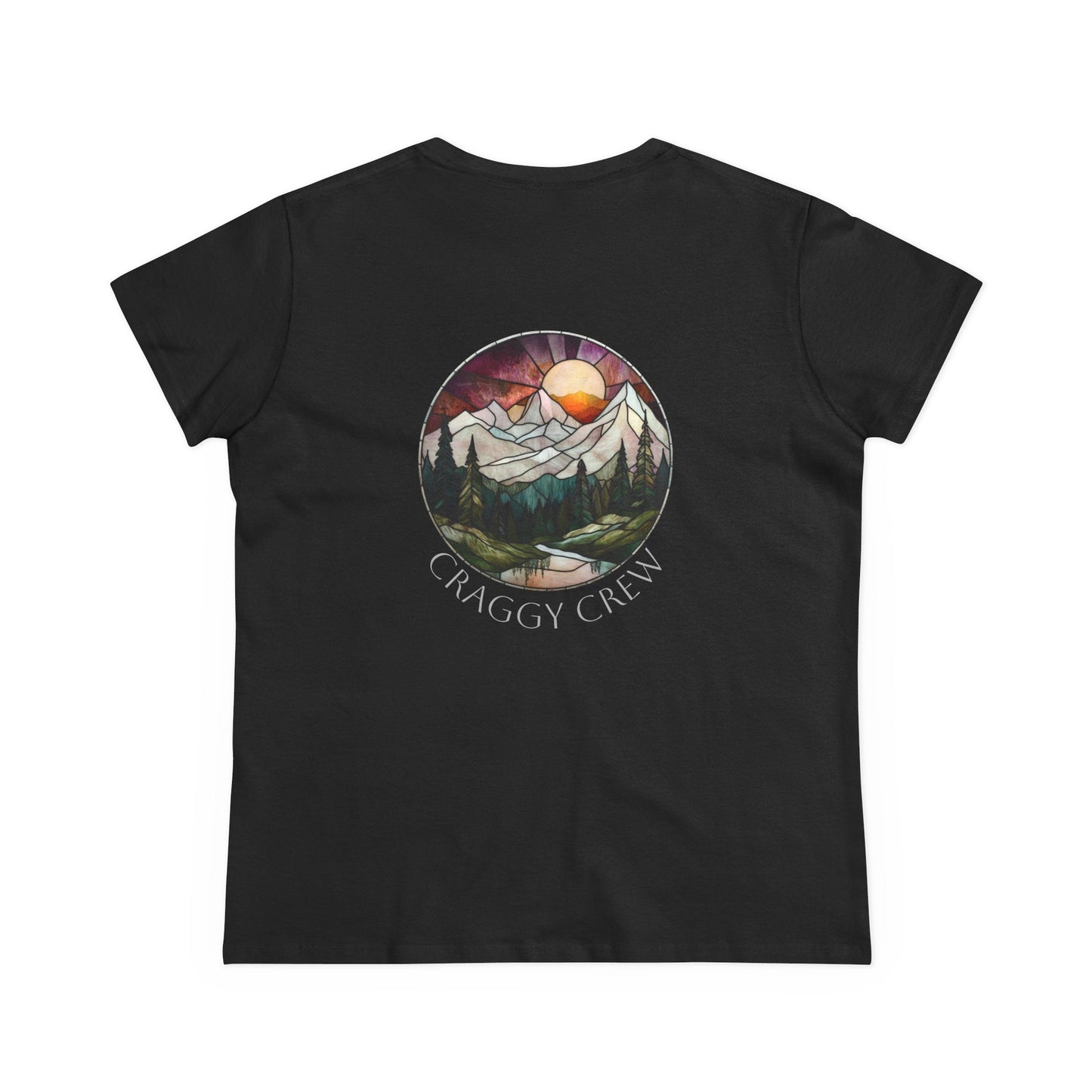 Goodnight Mountains Women's Midweight Cotton Tee