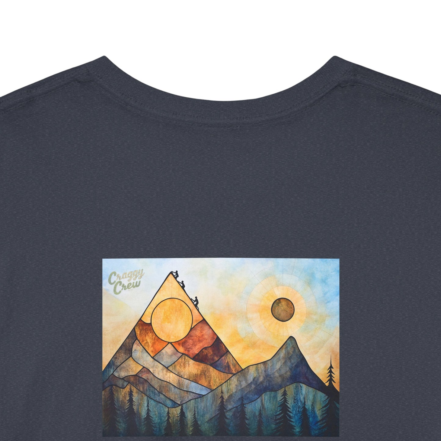 The Crew Nears The Summit - Unisex Heavy Cotton T-Shirt