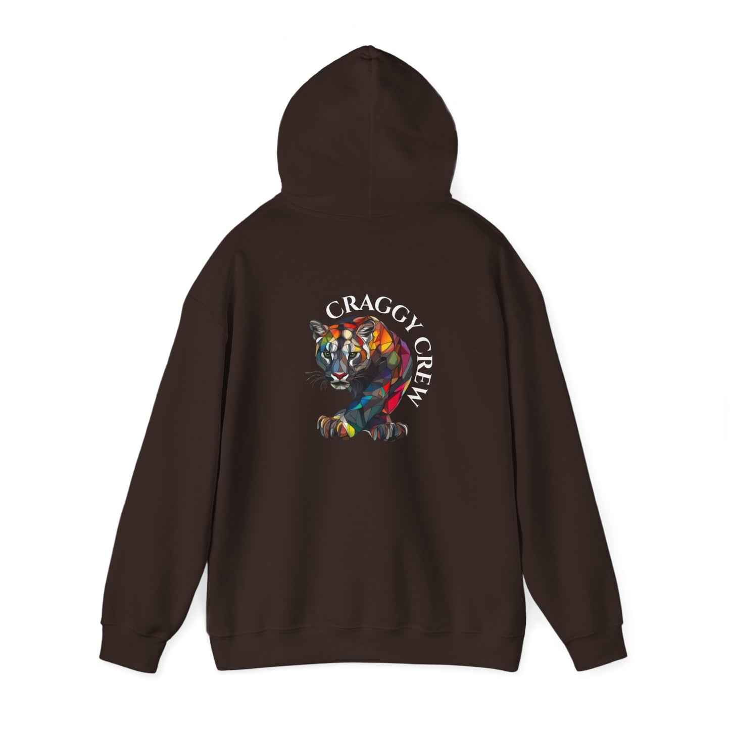 Mountain Lion Logo On Back - Hooded Sweatshirt