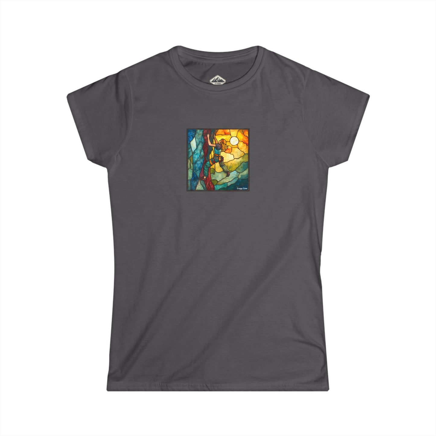 Climbing To The Light - Women's Softstyle Tee