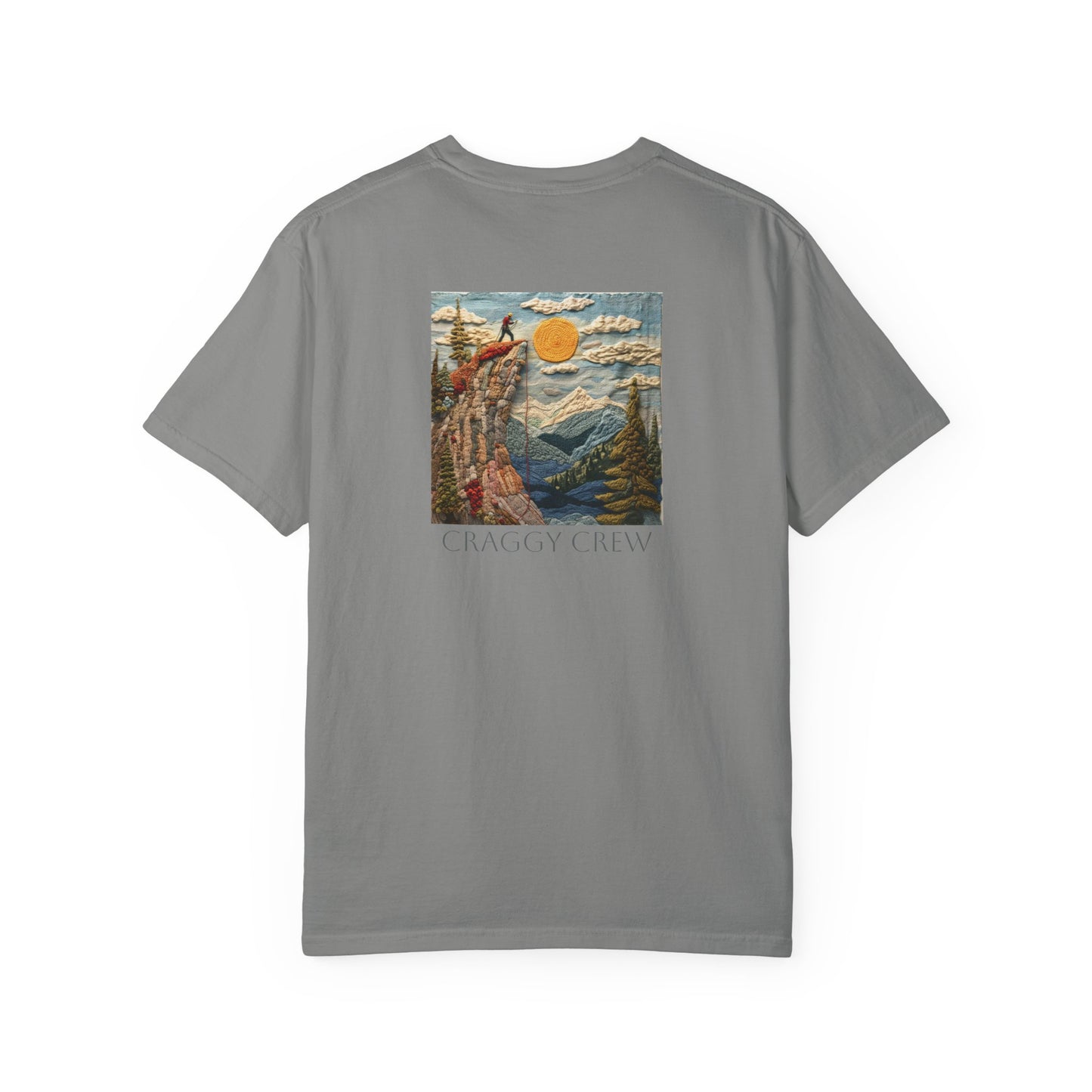 Cliff Top - Hand Knitted-Style T-Shirt