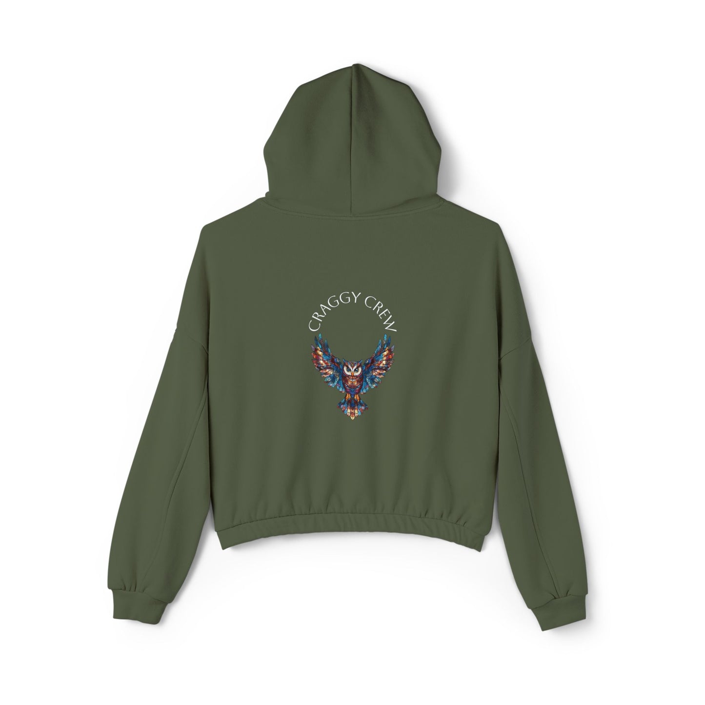 Owl Elevated Women's Cinched Bottom Hoodie - Craggy Crew