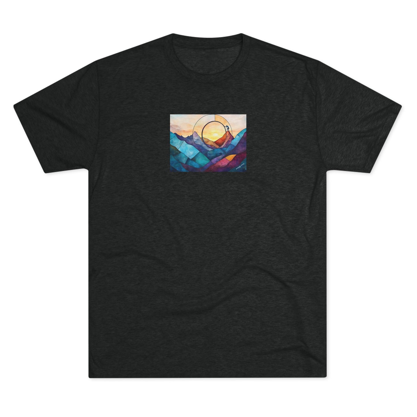 Never Stop Climbing - Unisex Tri-Blend Crew Tee