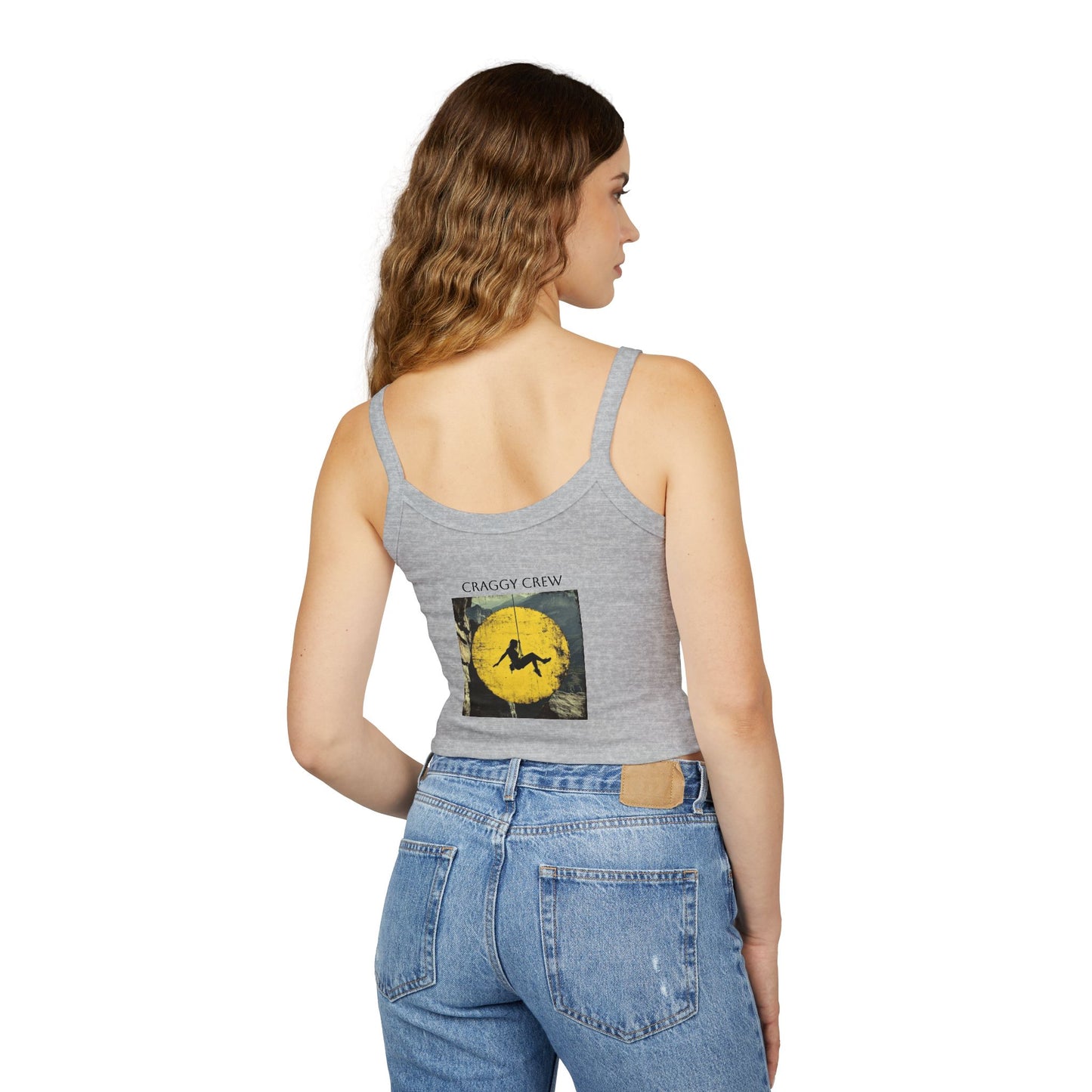 Moon Whipper Spaghetti Strap Tank Top for Women