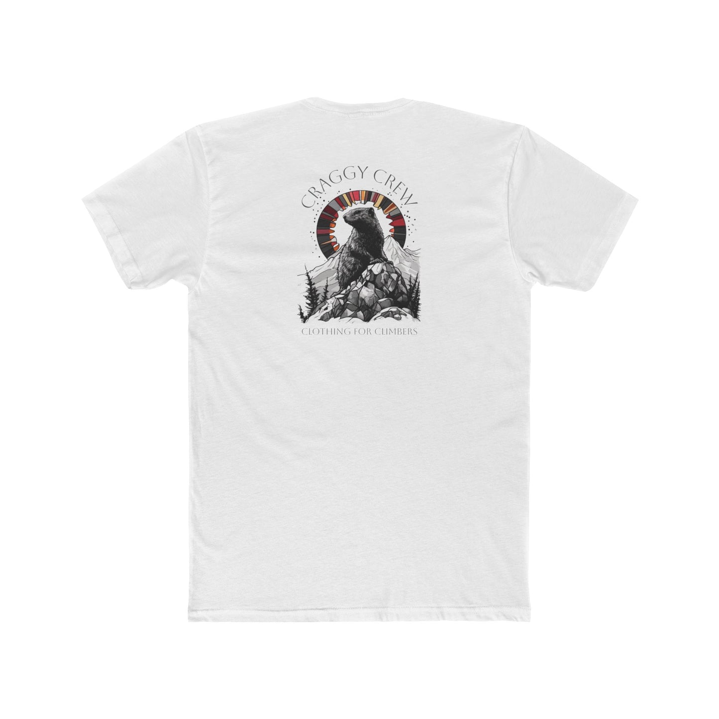 Marmot On A Crag T-Shirt by Craggy Crew