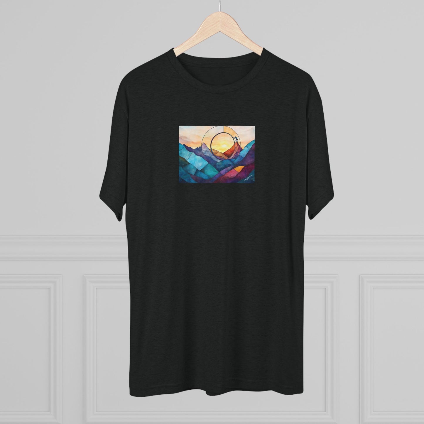 Never Stop Climbing - Unisex Tri-Blend Crew Tee