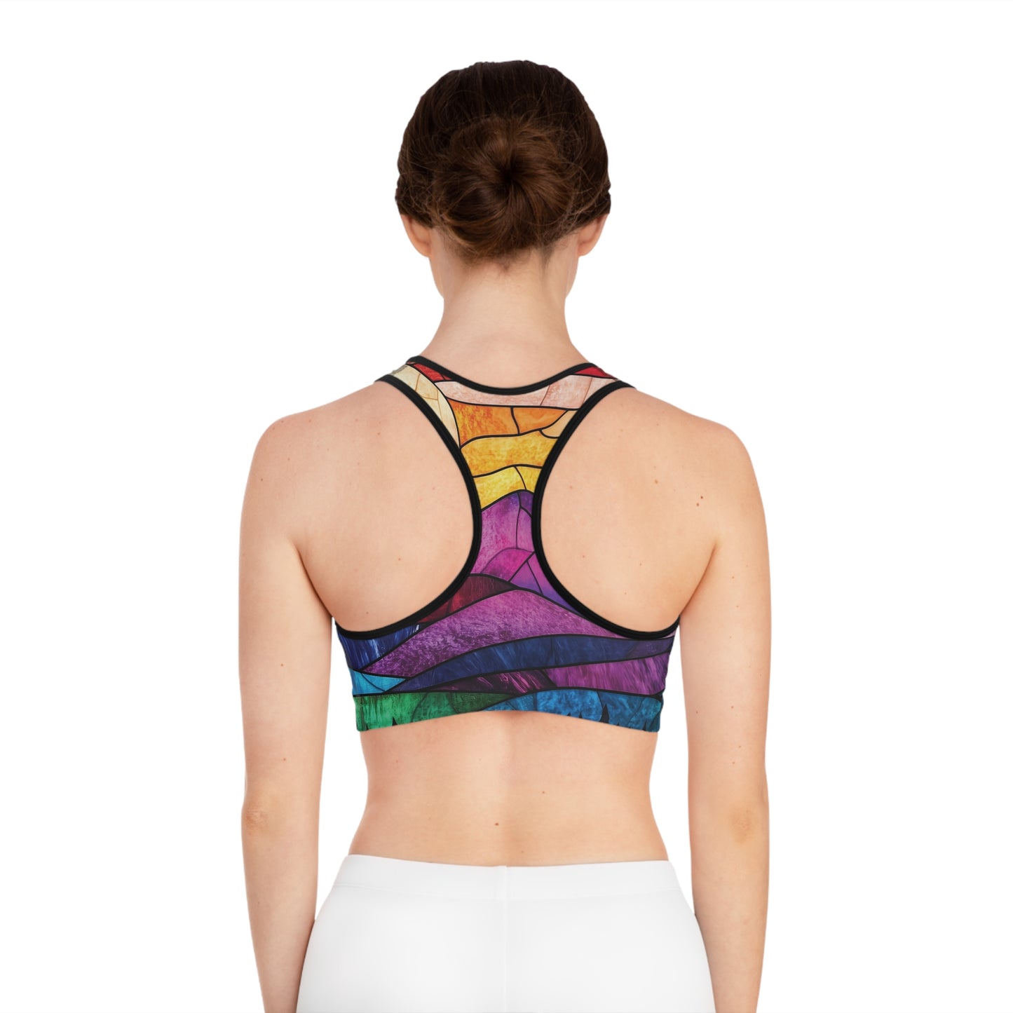 Craggy Crew Stained Glass Sports Bra