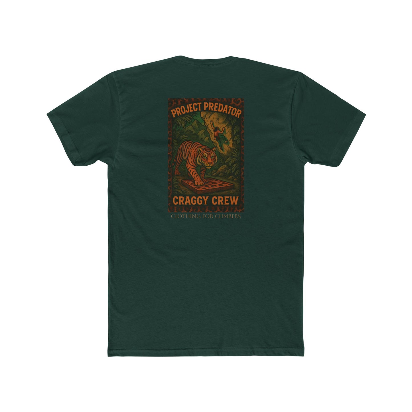 Big Cat Climbing T-Shirt by Craggy Crew