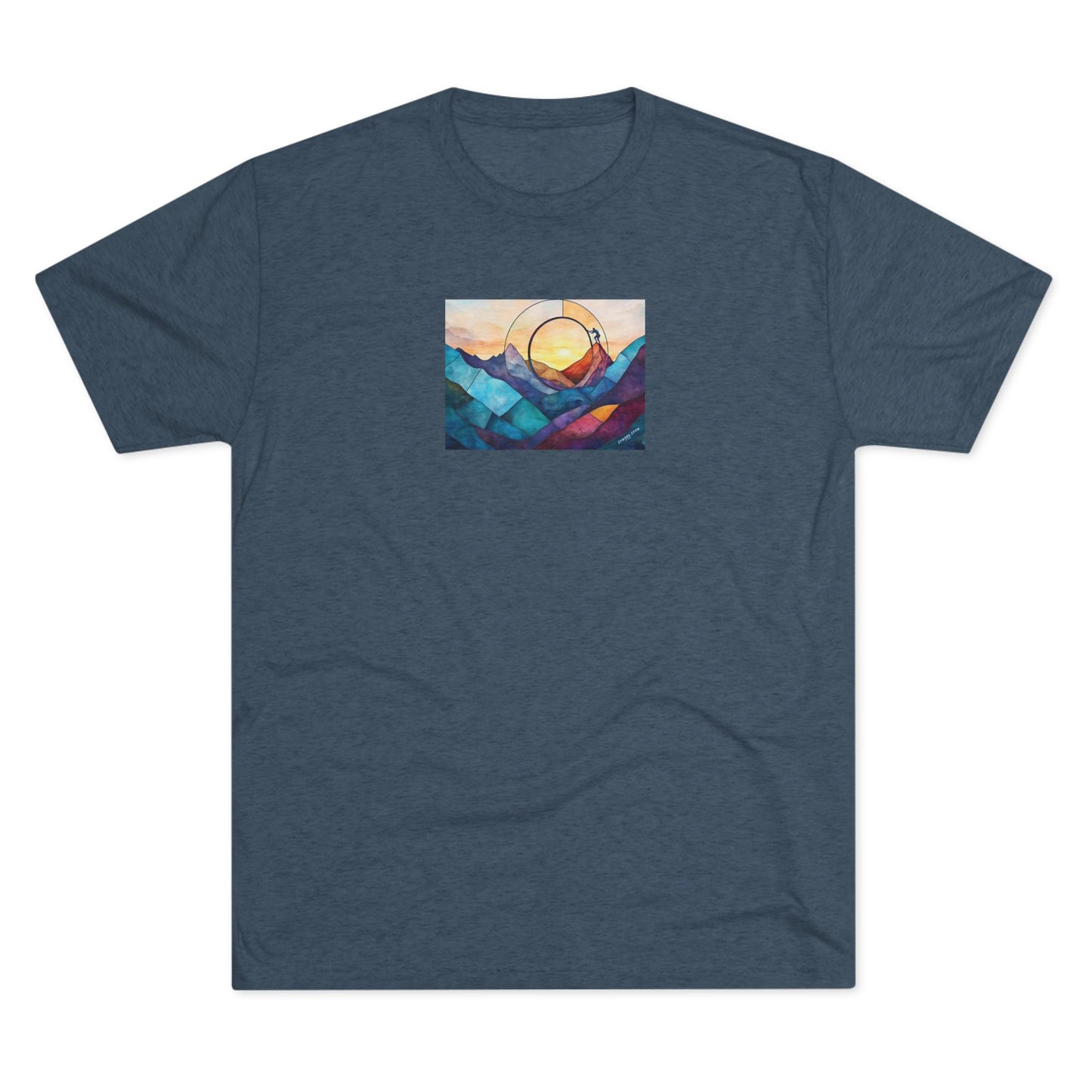 Never Stop Climbing - Unisex Tri-Blend Crew Tee