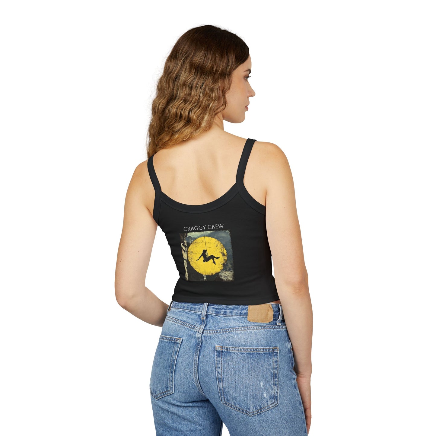 Moon Whipper Spaghetti Strap Tank Top for Women