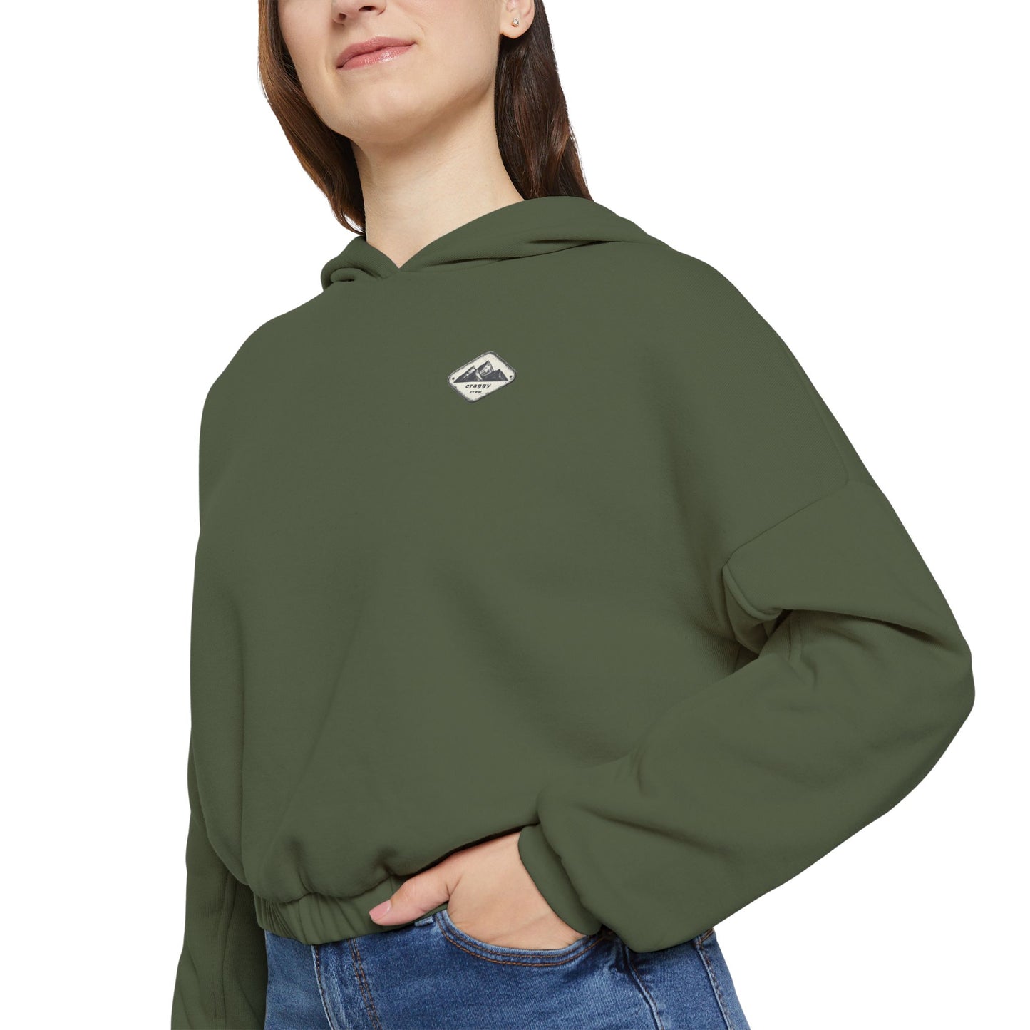 Owl Elevated Women's Cinched Bottom Hoodie - Craggy Crew