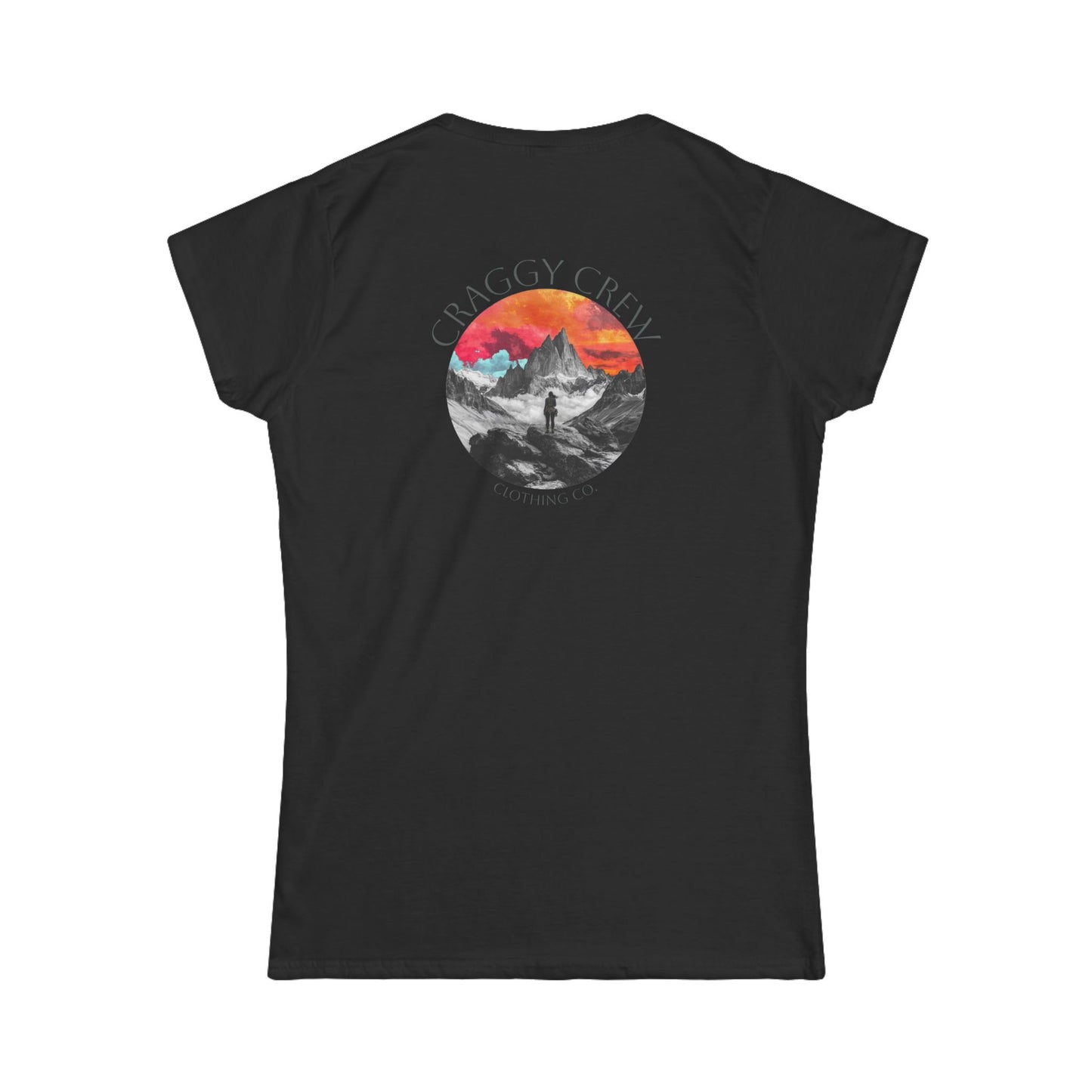 Wilderness Dreams Women's Softstyle Tee (Image On Back)