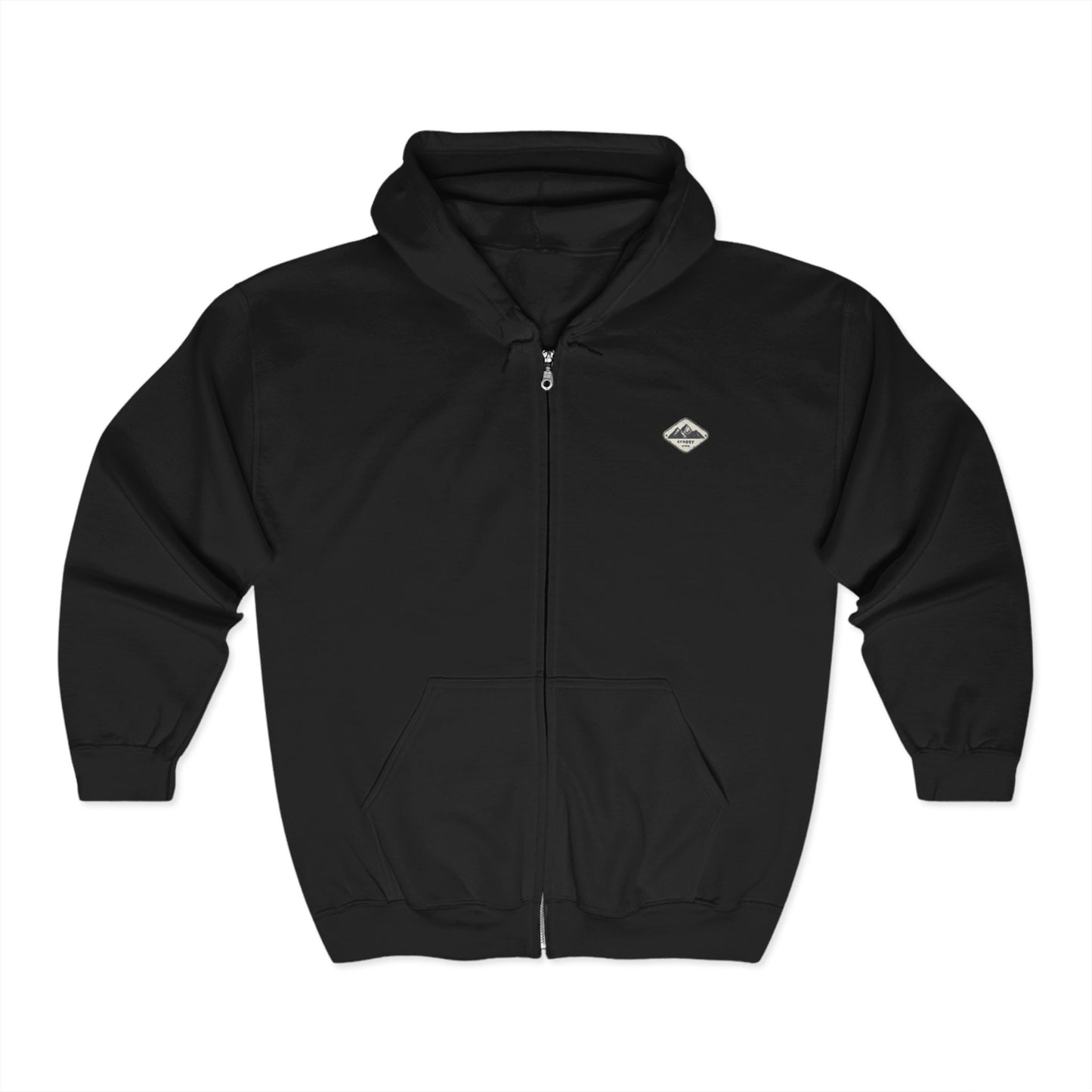 A Crag With A View Unisex Zip Hoodie