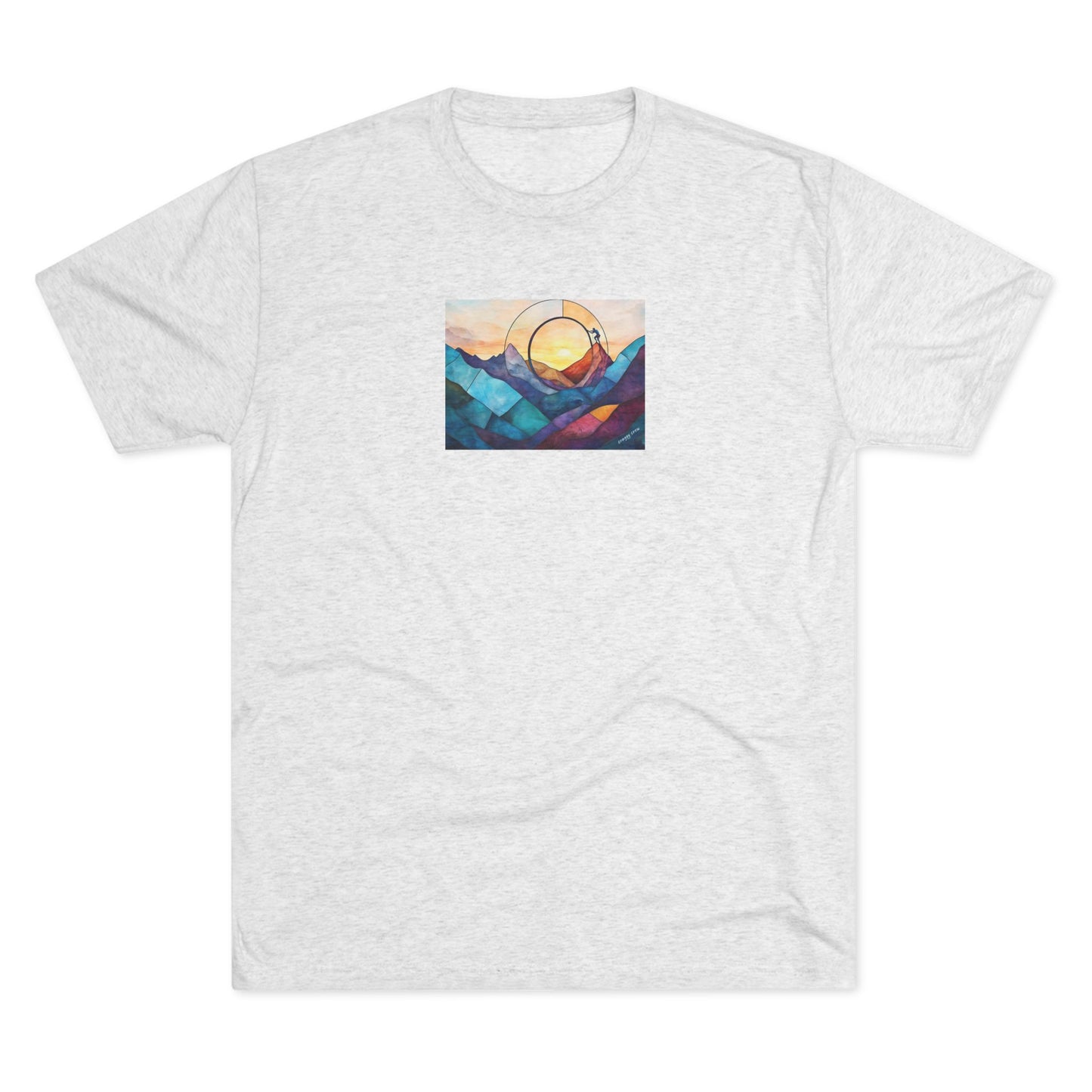 Never Stop Climbing - Unisex Tri-Blend Crew Tee