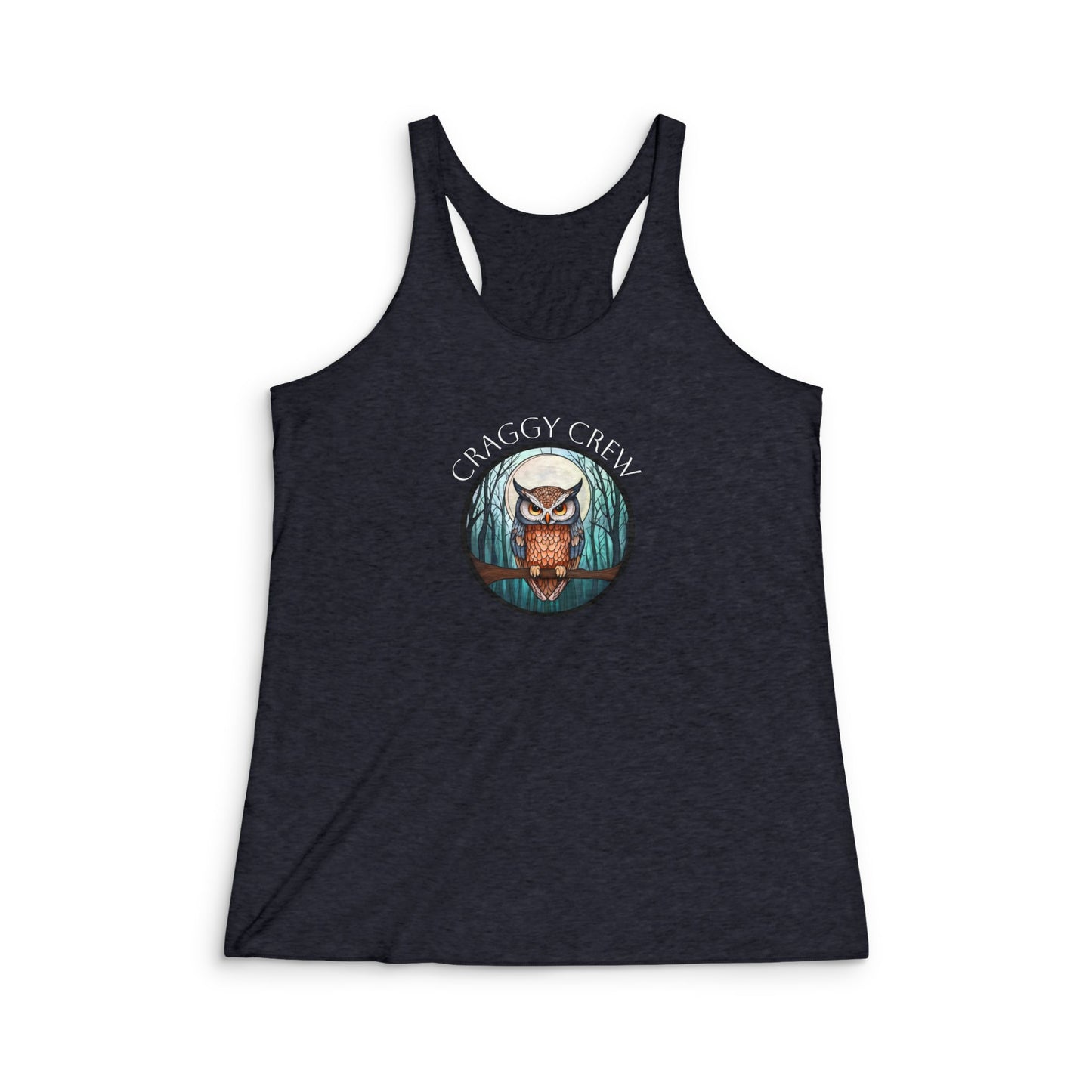 Craggy Owl Racerback Tank