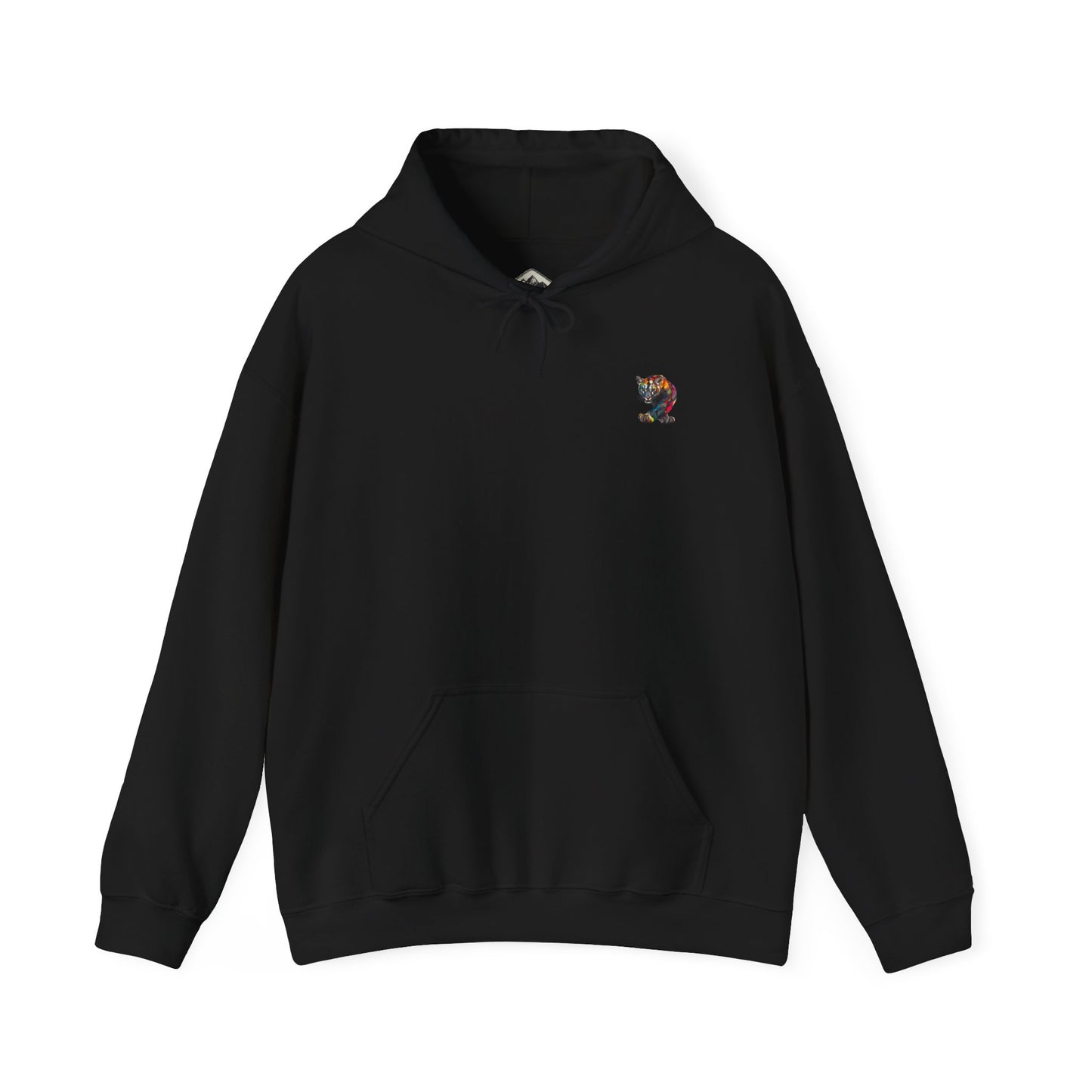 Mountain Lion Logo On Back - Hooded Sweatshirt