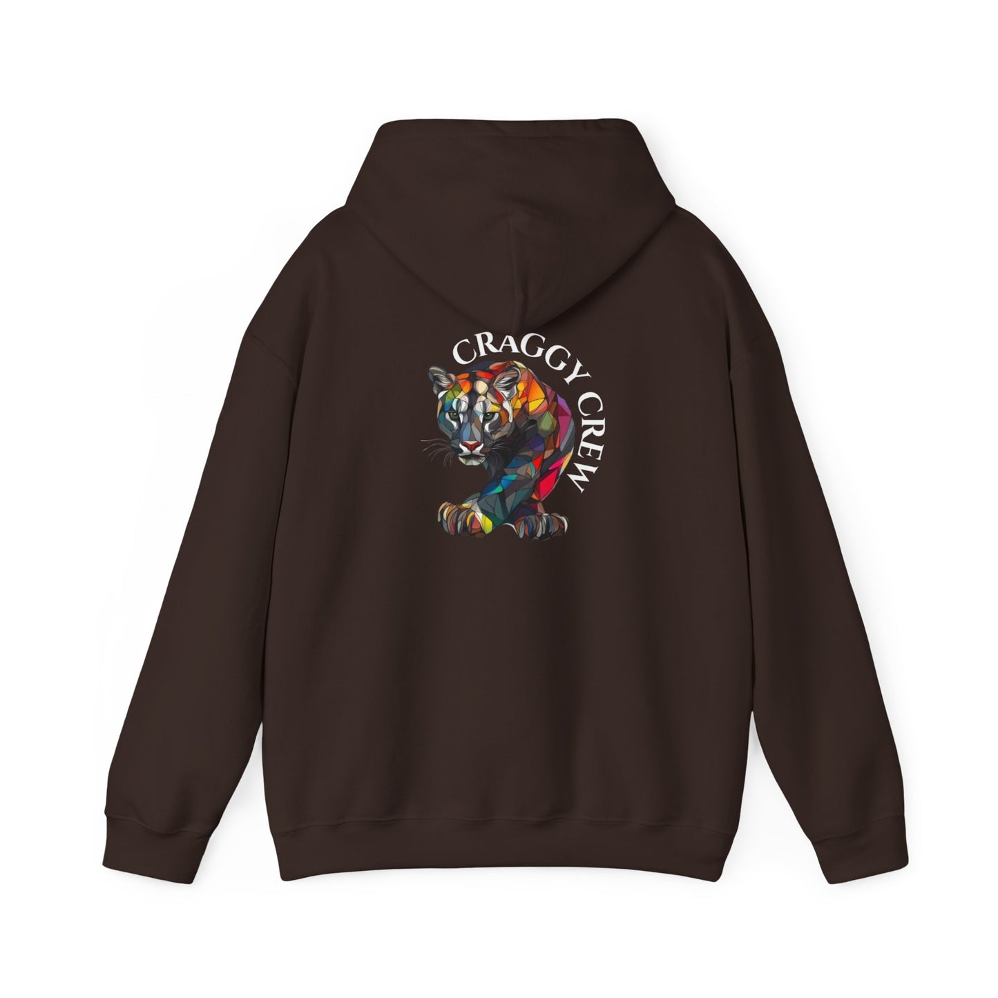 Mountain Lion Logo On Back - Hooded Sweatshirt