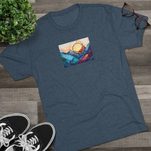 Never Stop Climbing - Unisex Tri-Blend Crew Tee