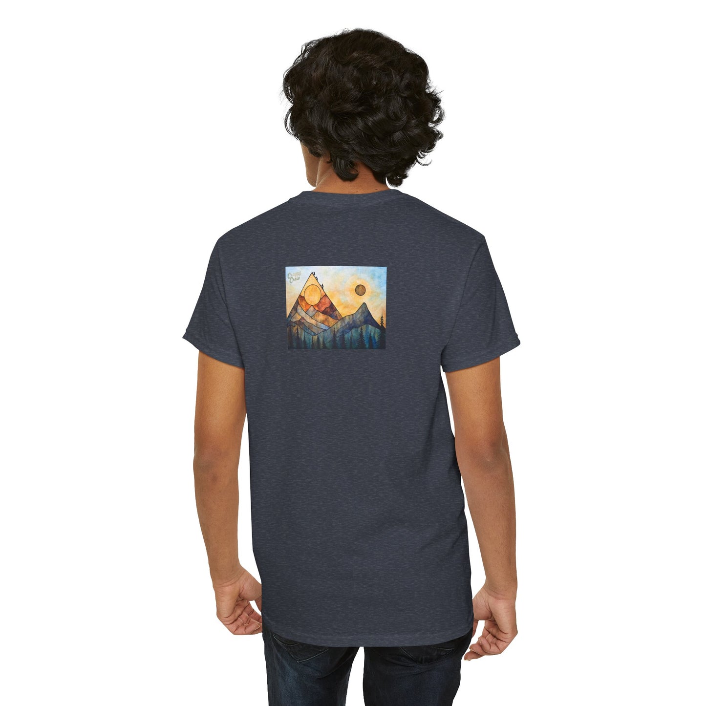 The Crew Nears The Summit - Unisex Heavy Cotton T-Shirt