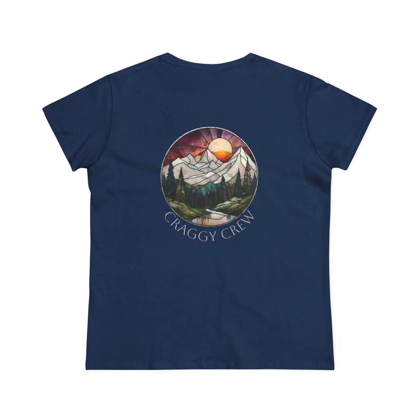 Goodnight Mountains Women's Midweight Cotton Tee