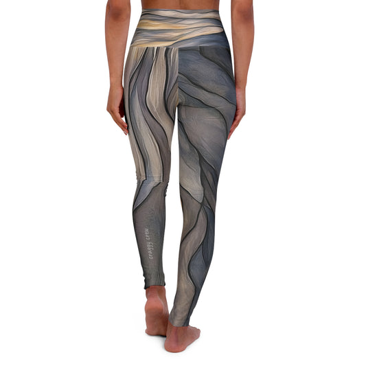 Liquid Granite High Waisted Yoga Leggings