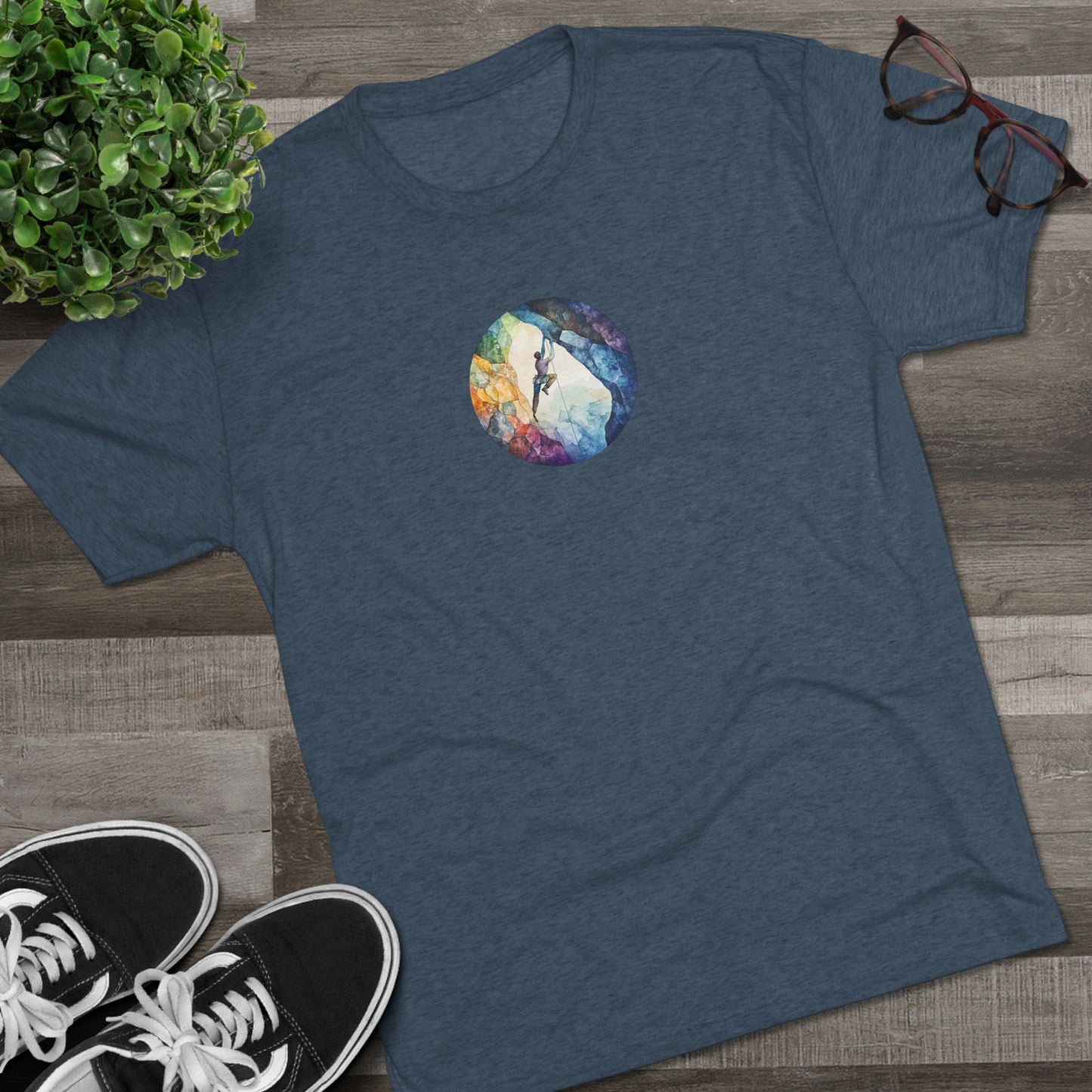 Color Cave by Craggy Crew - Super Soft Tri-Blend T-Shirt