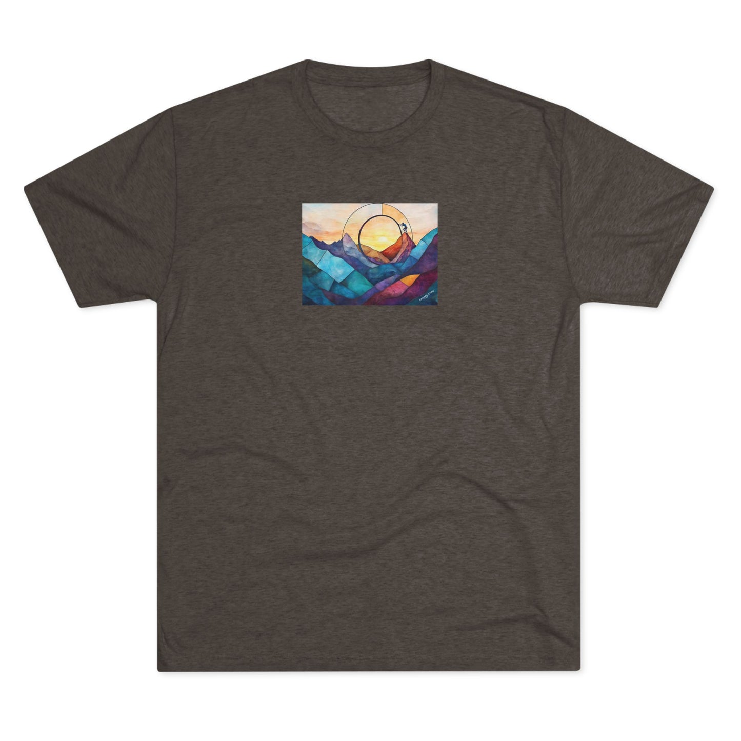Never Stop Climbing - Unisex Tri-Blend Crew Tee