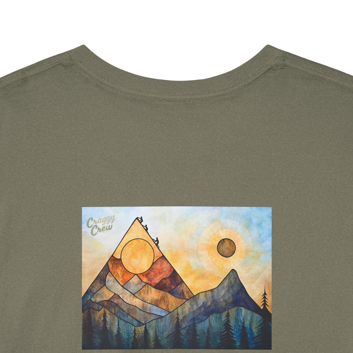 The Crew Nears The Summit - Unisex Heavy Cotton T-Shirt