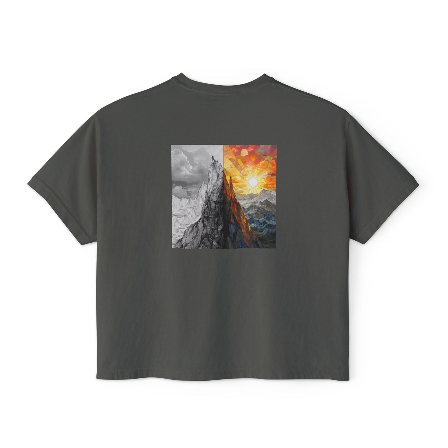 Blazing Sunrise Boxy Tee