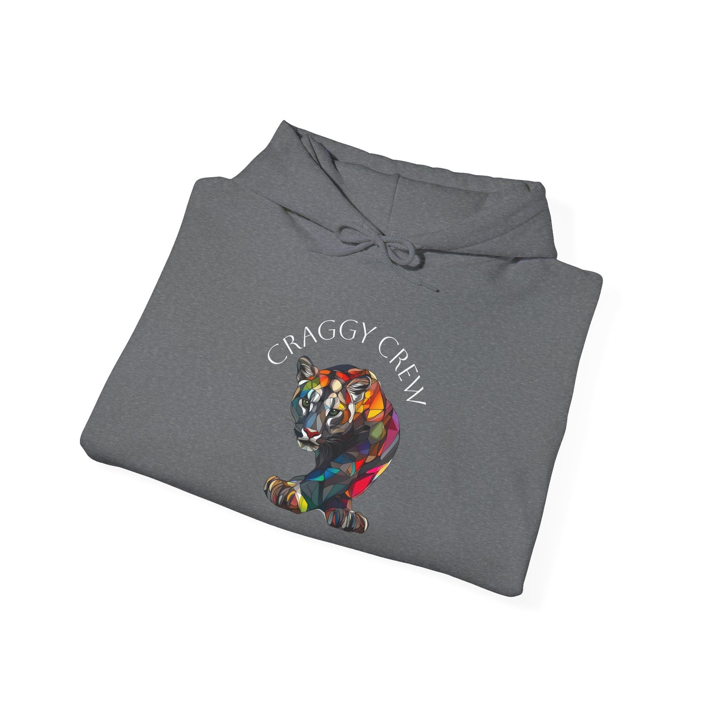 Mountain Lion Logo Hooded Sweatshirt - Craggy Crew