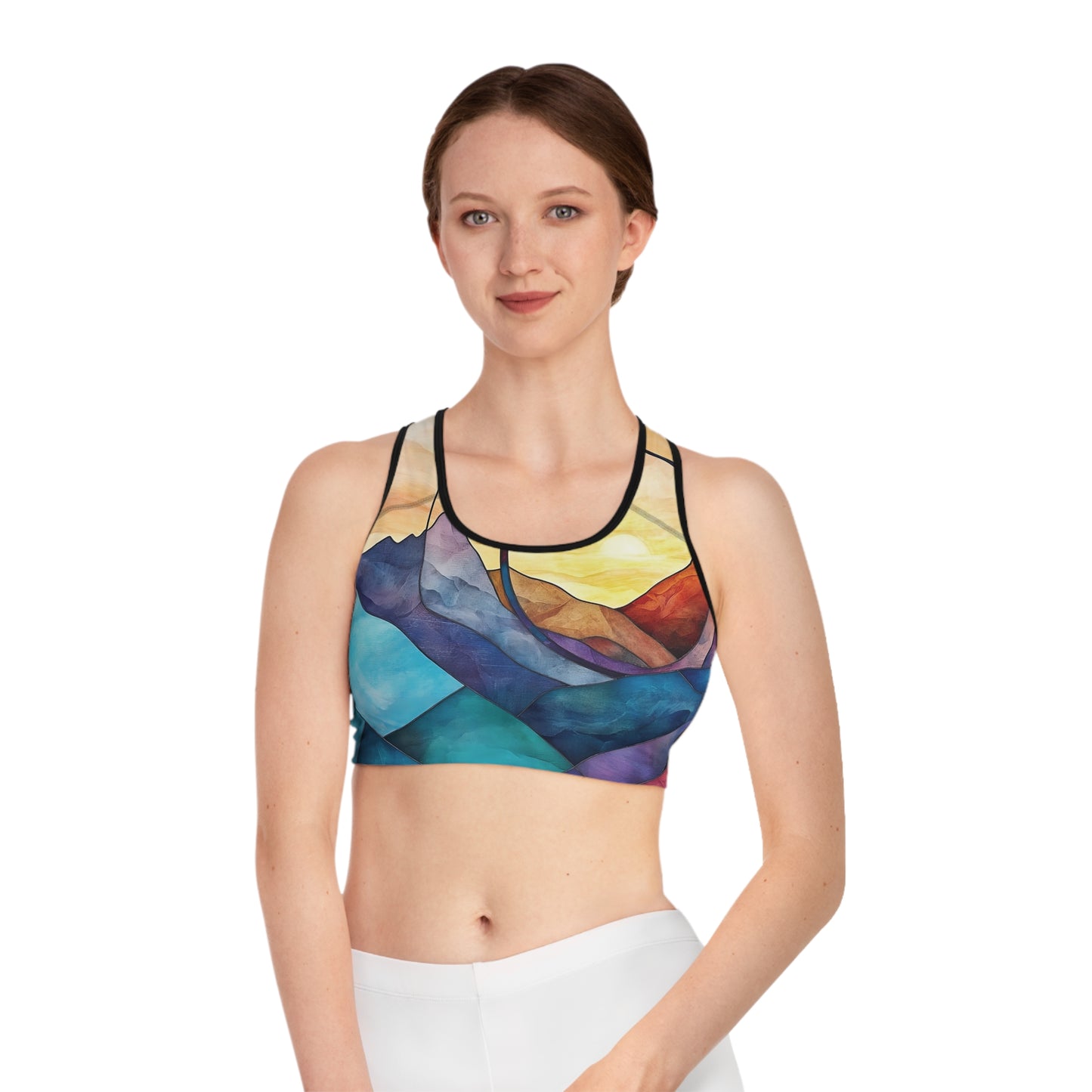 Craggy Crew Stained Glass Sports Bra