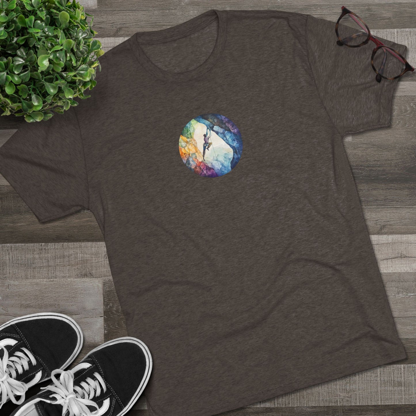 Color Cave by Craggy Crew - Super Soft Tri-Blend T-Shirt
