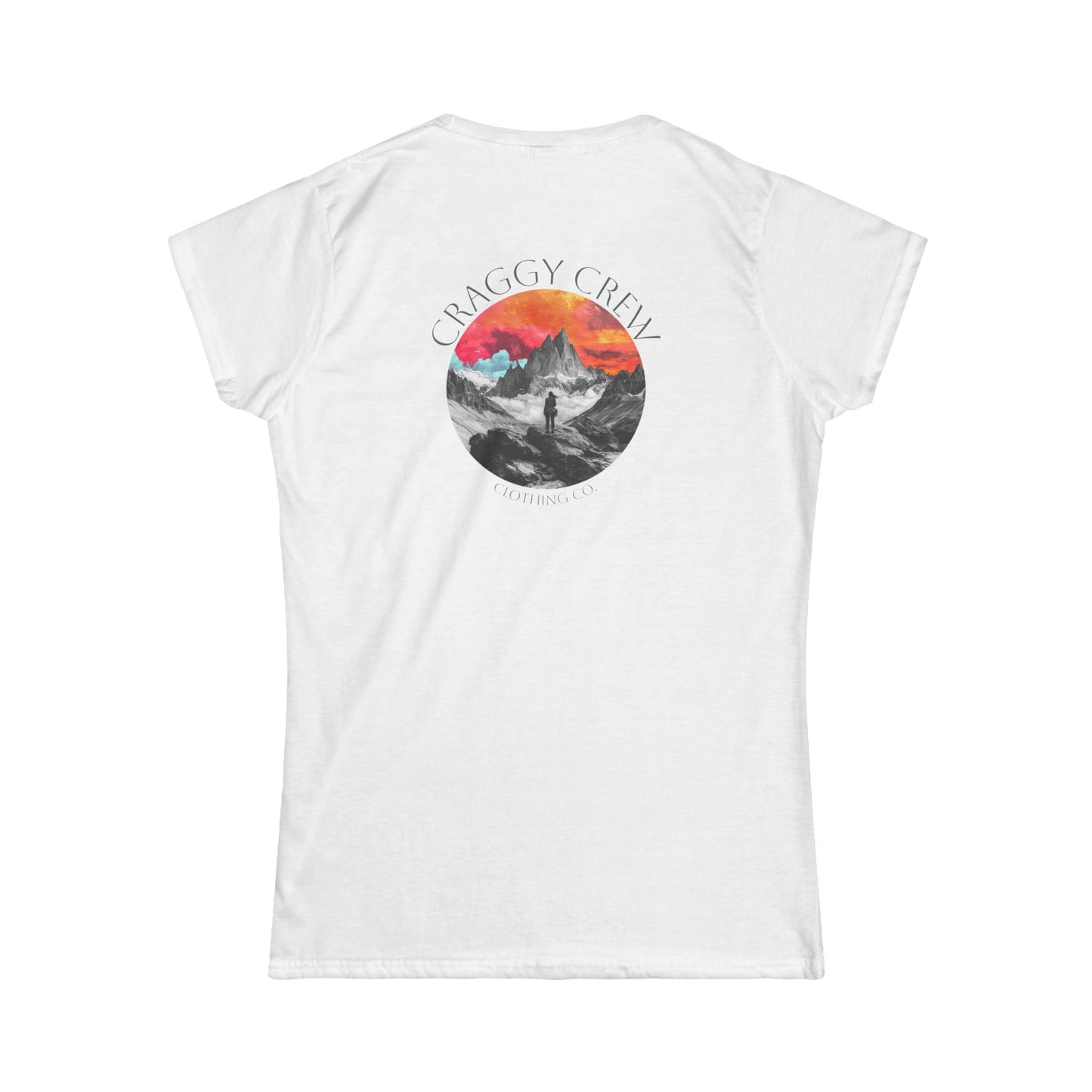 Wilderness Dreams Women's Softstyle Tee (Image On Back)