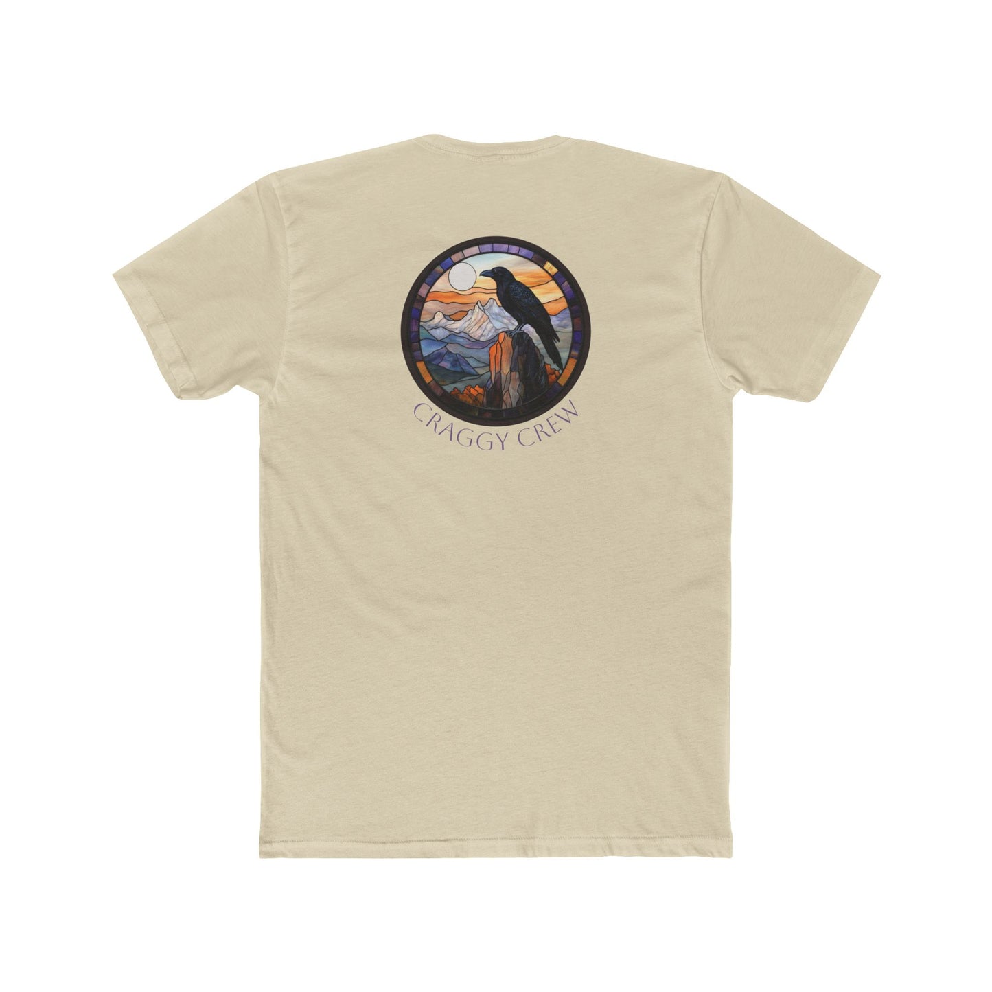 Raven On A Crag T-Shirt by Craggy Crew