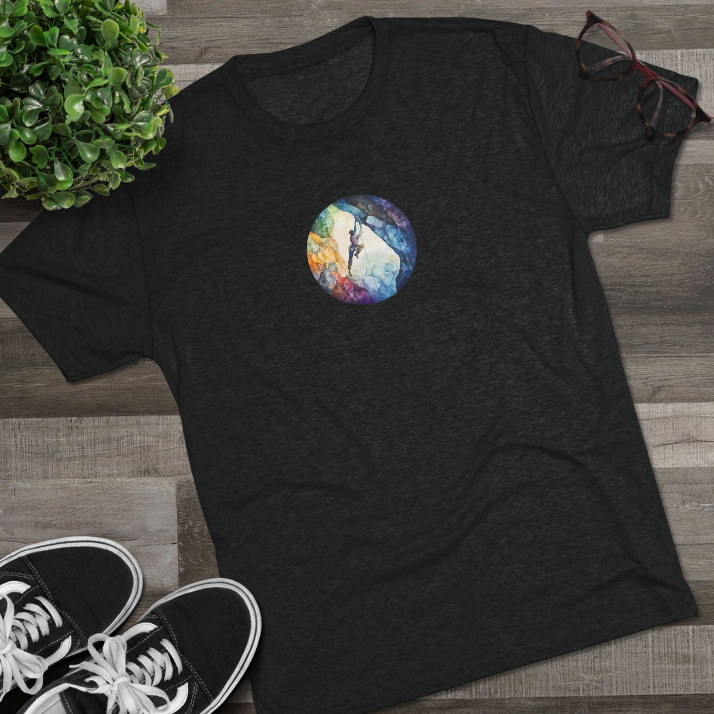 Color Cave by Craggy Crew - Super Soft Tri-Blend T-Shirt
