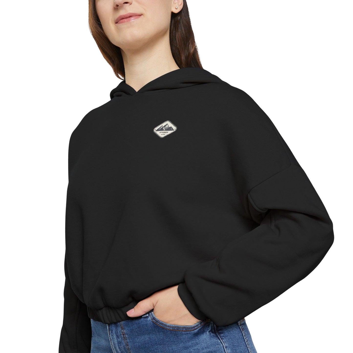 Owl Elevated Women's Cinched Bottom Hoodie - Craggy Crew
