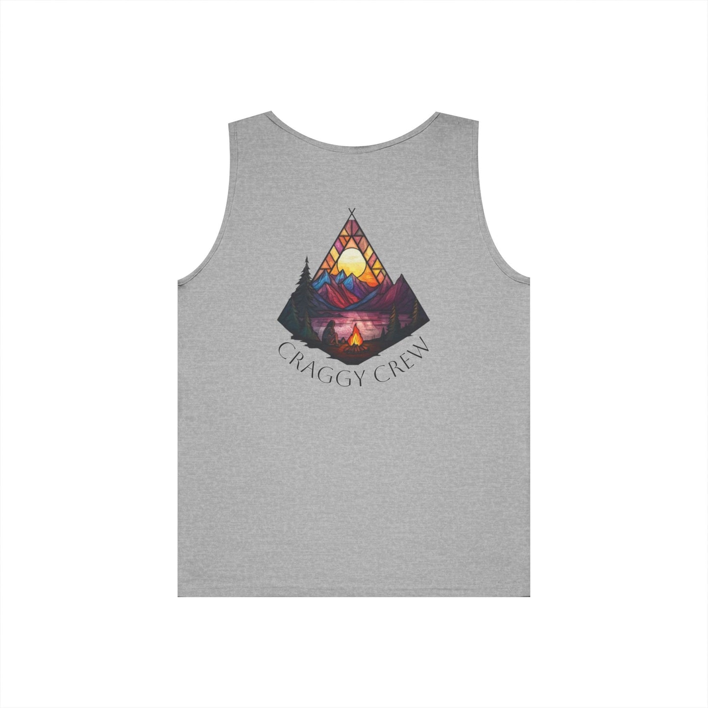 Tepee Mountain Unisex Heavy Cotton Tank Top